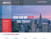 Tablet Screenshot of abaxio.com